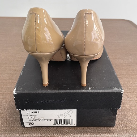 Vince Camuto Blush smooth patent platform peep two with original box - Picture 3 of 4